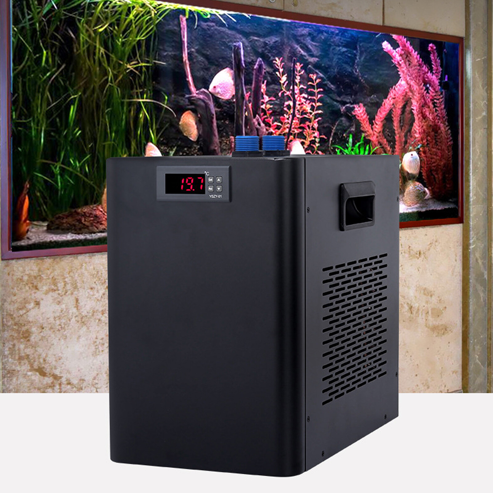 160L Aquarium Water Chiller 42 Gallon Water Cooler Ornamental Fish Tank Cooling