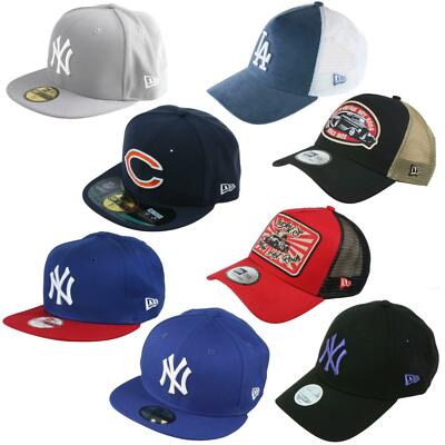 New Era Baseball Snapback Cap Schirm Mütze Trucker Kappe NY Yankees Dodgers