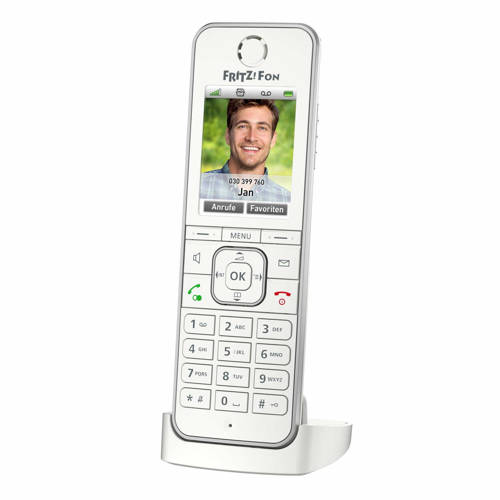 AVM FRITZ!Fon C6 IP DECT-Komforttelefon Smart Home FritzBox Anrufbeantworter