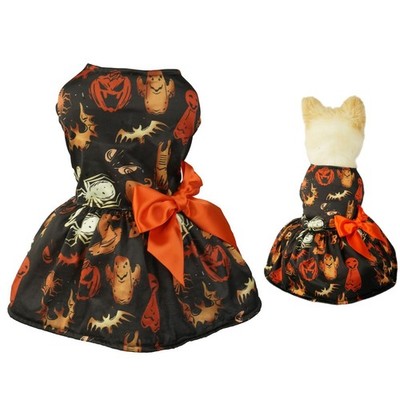 Pet Dog Halloween Costume Puppy Pumpkin Clothes Funny Dress Chihuahua Clothes