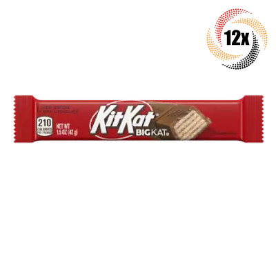 12x Packs Kit Kat Big Kat Crispy Wafers In Milk Chocolate Candy | 1.5oz