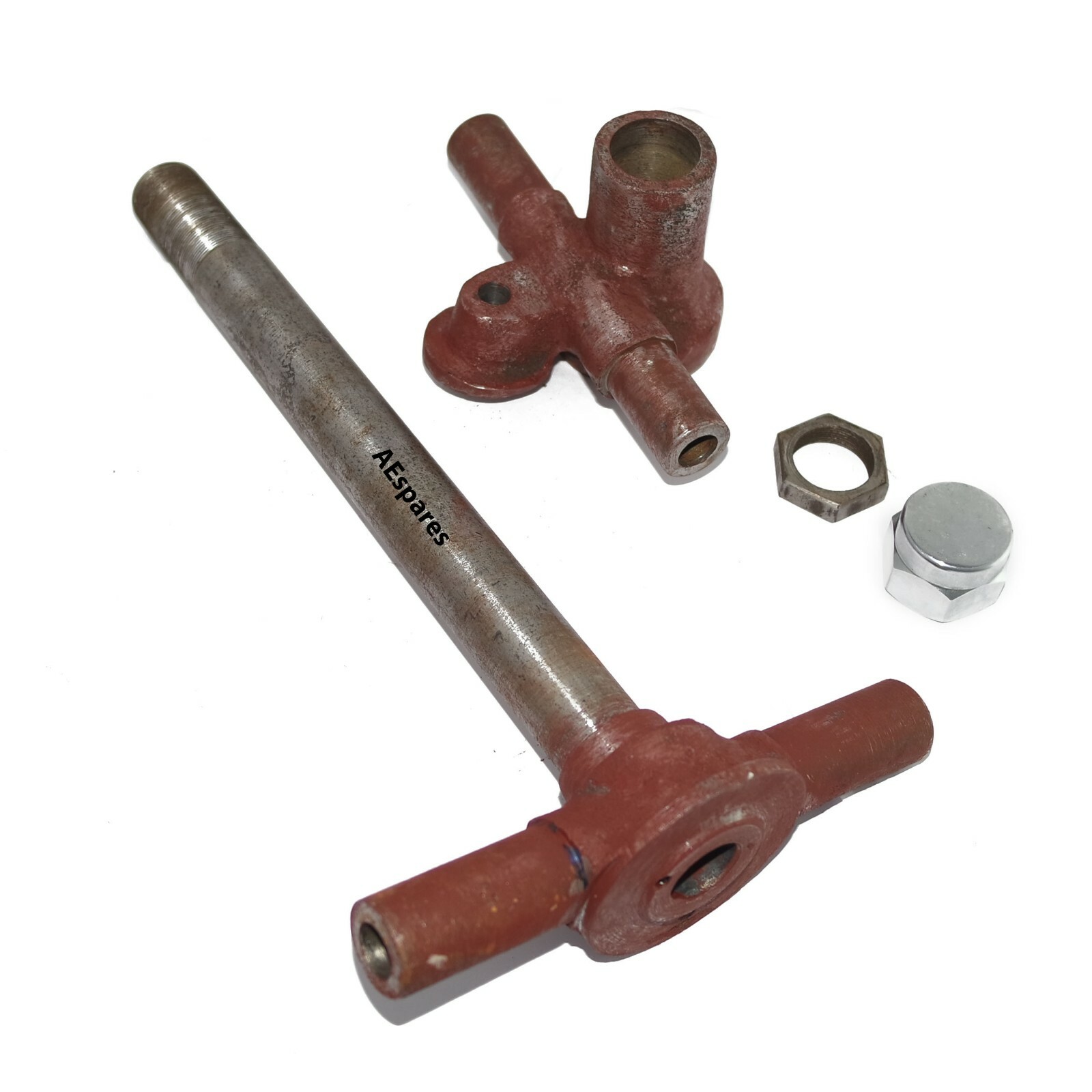 AJS Matchless G3 Wo Girder Springer Fork Upper Head Yoke & T BAR+Nut 1939-45 