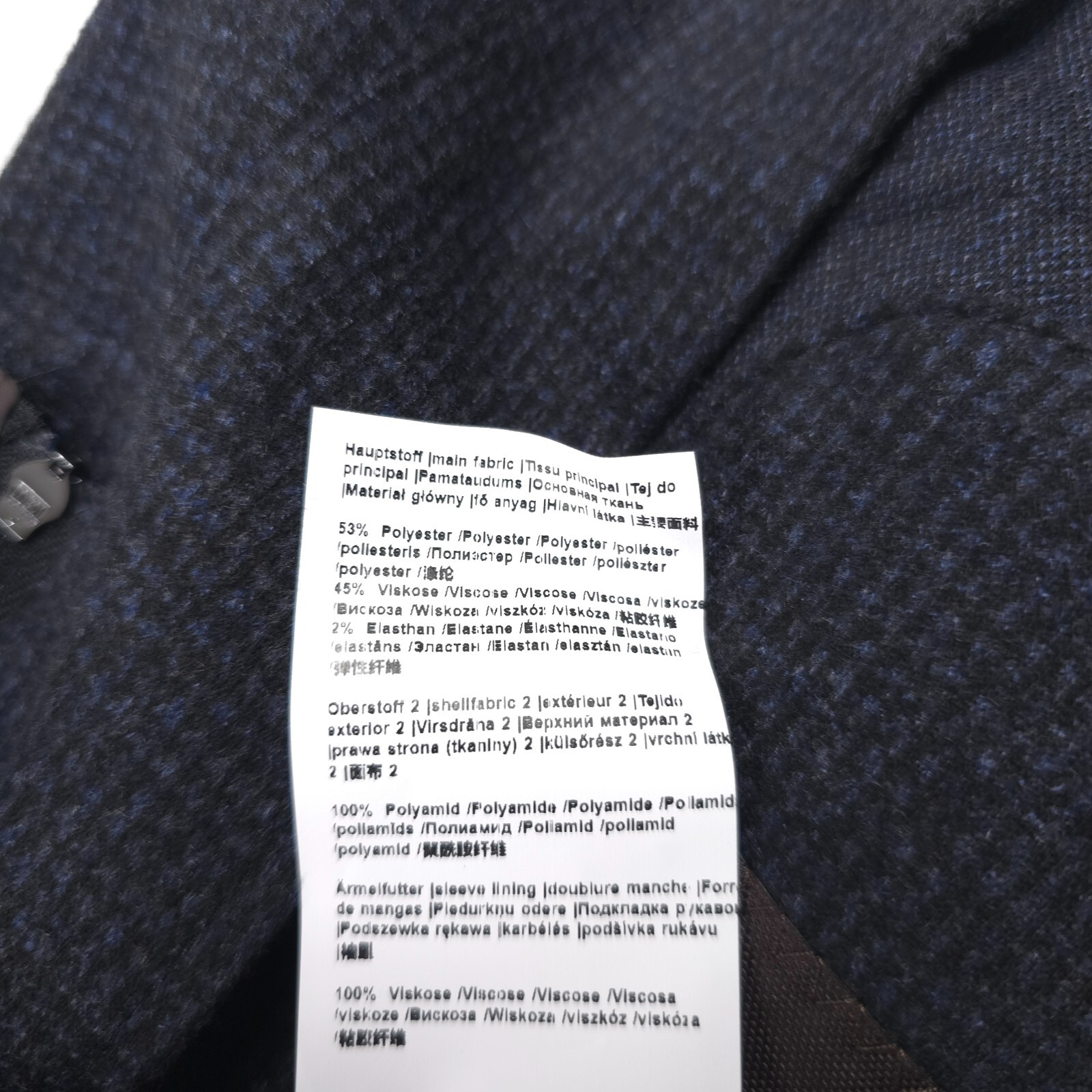 Pre-owned Windsor $1095  Triest J4 Removable Inlay Sport Coat Blazer Jacket Mens 46 (eu 56) In Blue