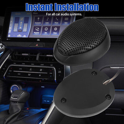 2Pcs Car Dome Tweeters Super Power Speakers Audio High Frequency 1000W Universal