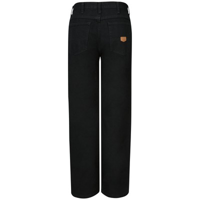 Red Kap Men's Relaxed Fit Black Jean