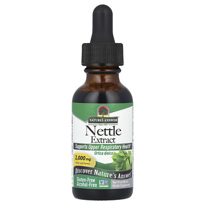 Nature s Answer Nettle Urtica Dioica 2 000 mg 1 fl oz 30 ml Alcohol-Free,