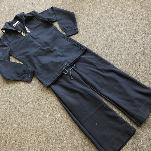 VIntage Naval Clothing Factory Navy Uniform Top/Trousers Cracker Jack Wool