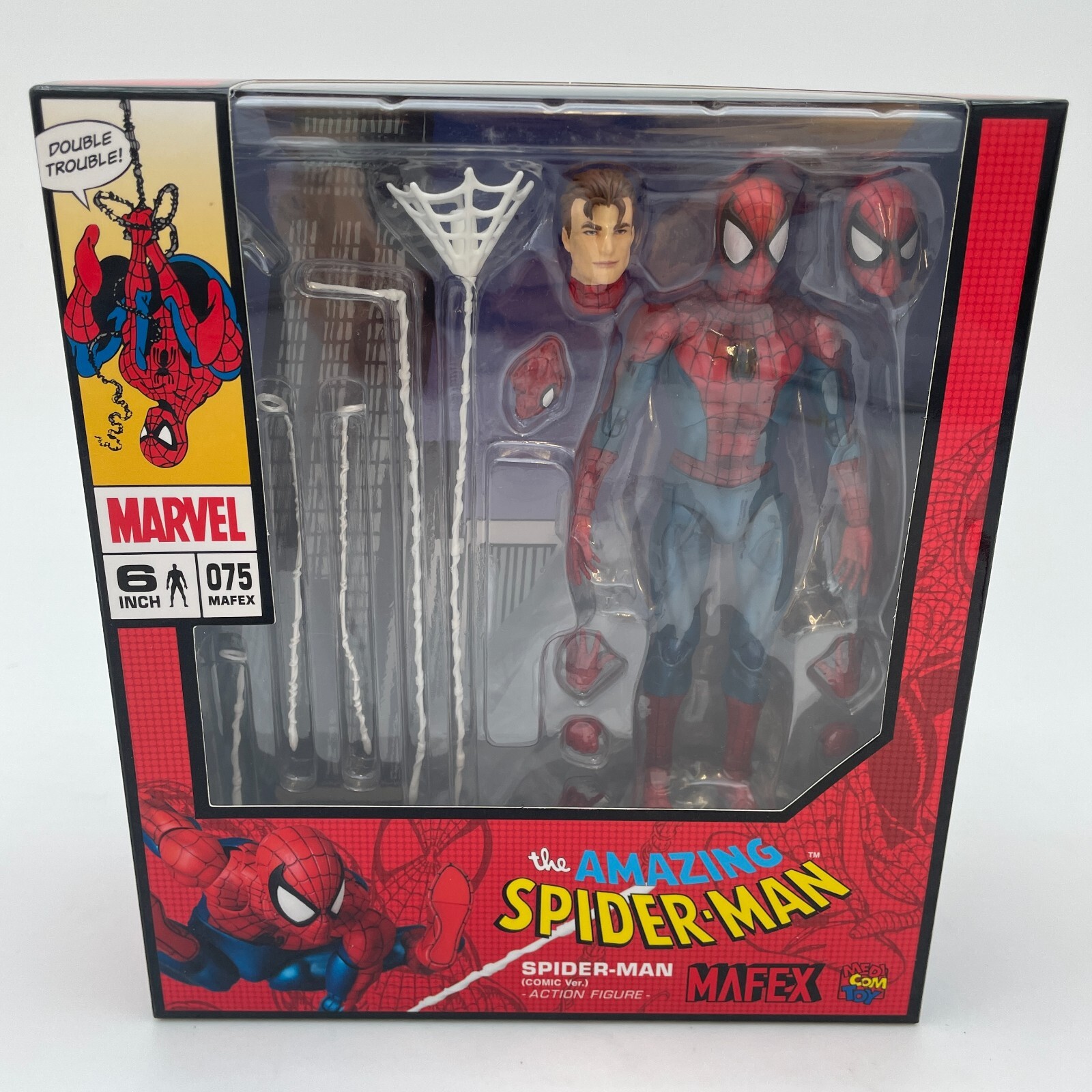 MAFEX スパイダーマンCOMIC Ver.)フィギュア No.075 再販版 MAFEX