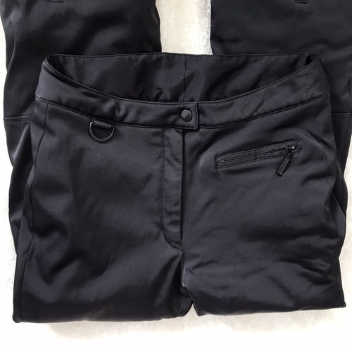 Marker Women's Snow Ski Pants Sz 10 Black AquaGuard Stretch Insulated Waterproof