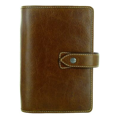 Filofax 2022 Malden Personal Organizer Leather Ochre Paper Size 6.75 x 3.75 NEW