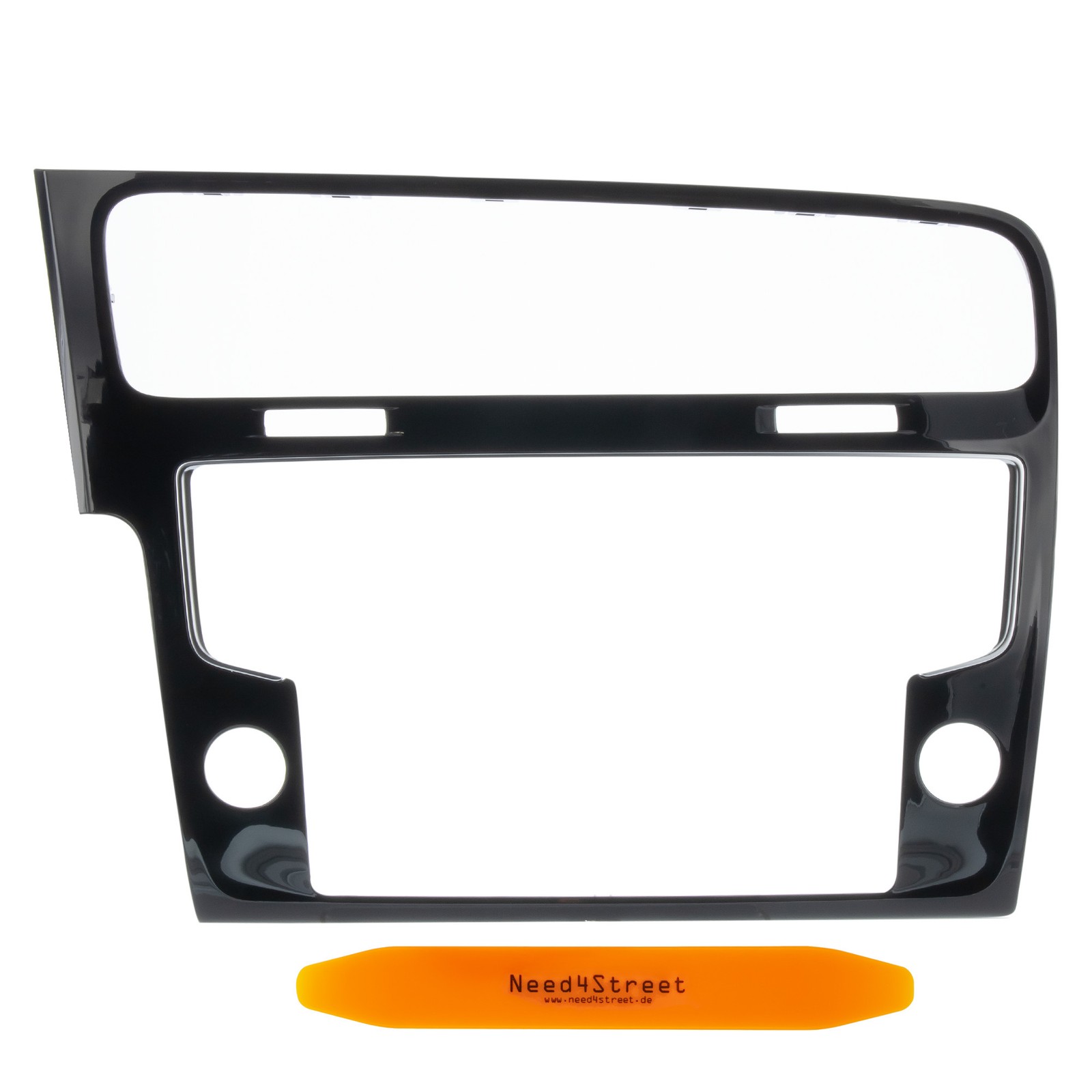 Dekorblende Display Discover Pro MIB2 8 Zoll schwarz für Golf 7 + Keil
