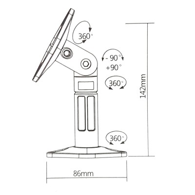 4 Pack Lot Black Wall Ceiling Speaker Mount for Klipsch Onkyo Samsung Yamaha LG