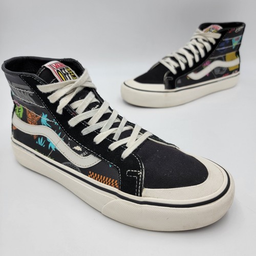 Vans Sk8-Hi 138 Decon V66 Black US 8.5 Mens 11 Womens EUC