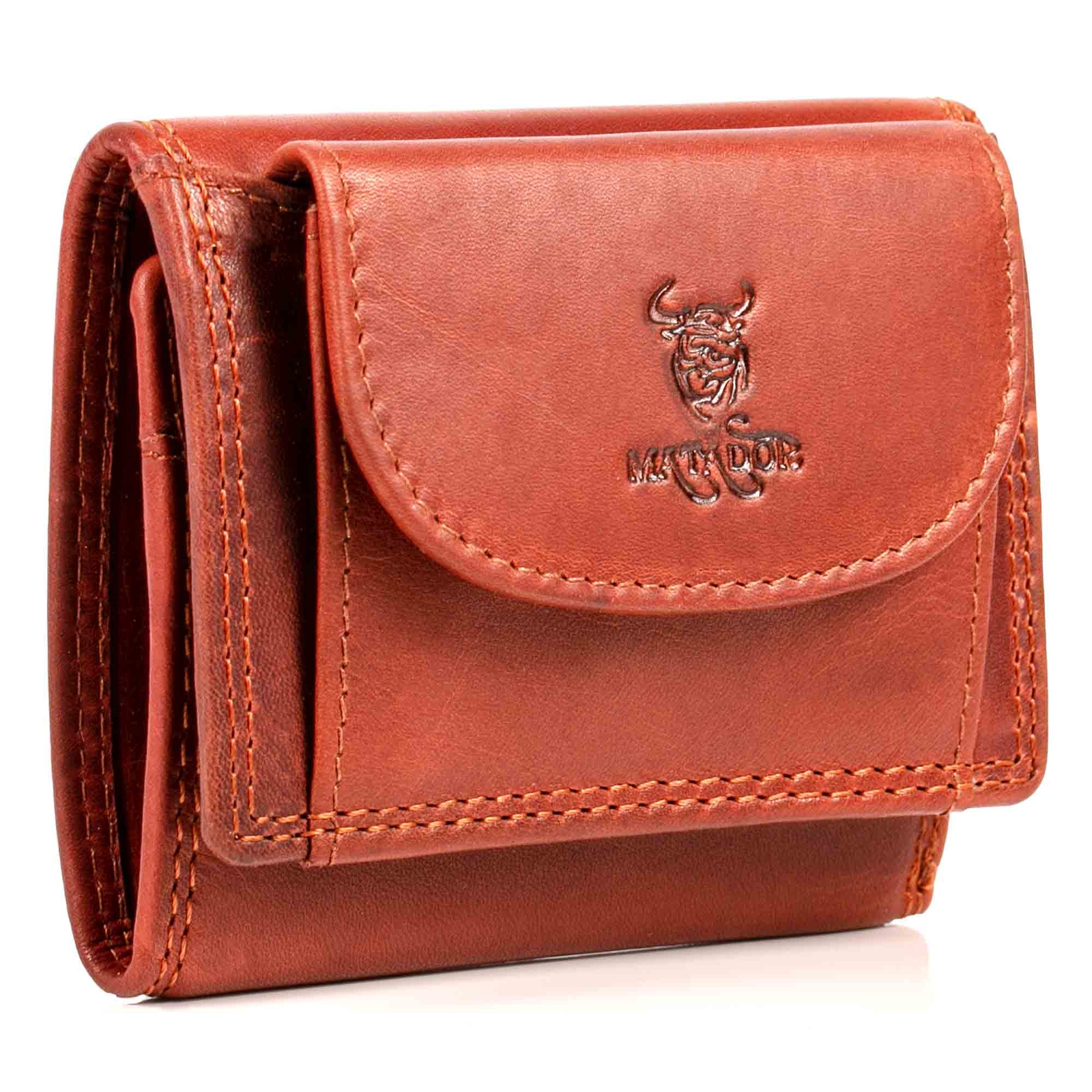 MATADOR GENF Kleine Echt Leder Mini Geldbörse Portemonnaie Damen Herren TüV RFID