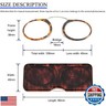 DXYXYO Armless Mini Thin Reading Glasses for Men Women 2 Pack Legless Nose Clip Compact Readers with Small Portable Case, 2.5 Magnification Blue and Leopard