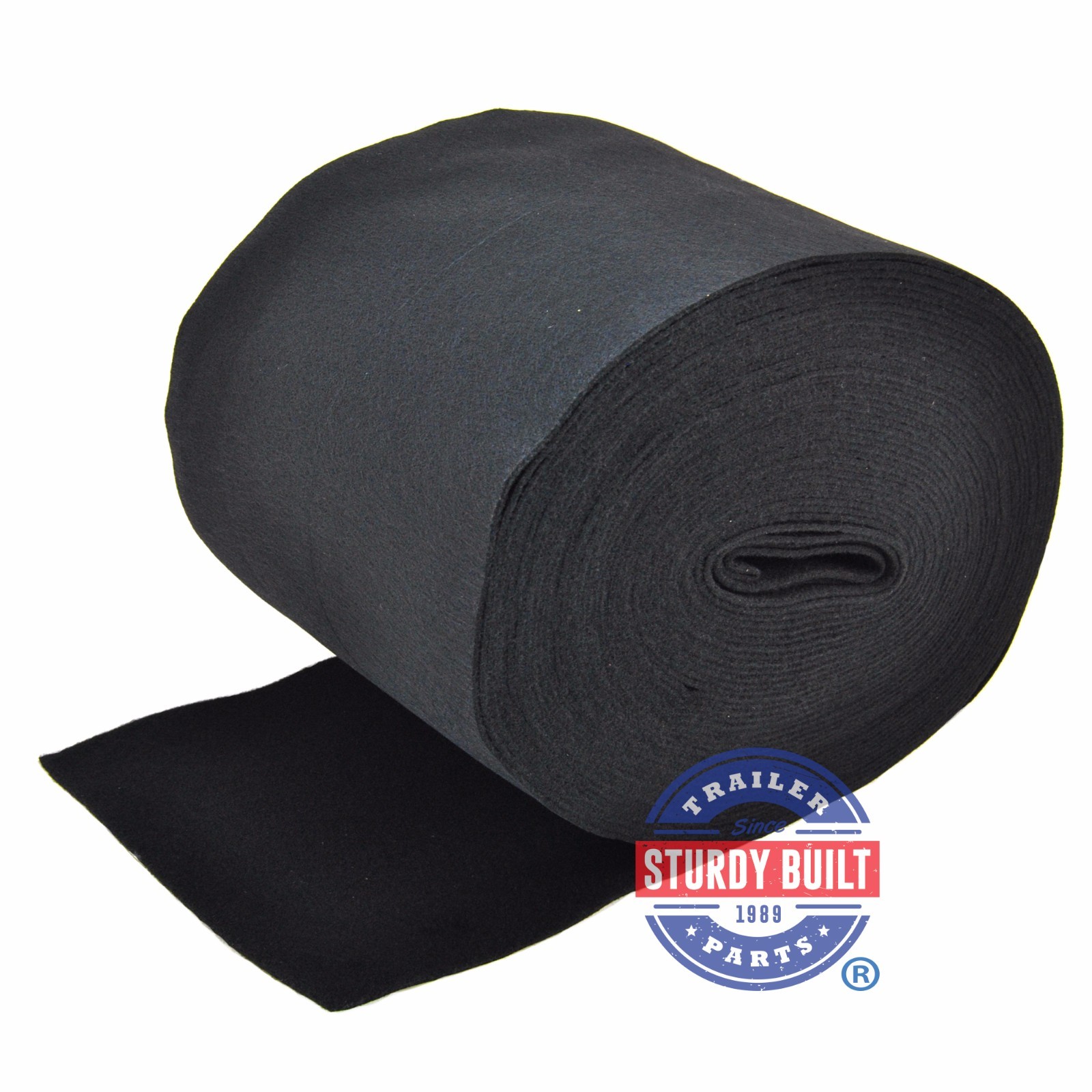 16ft of Boat Trailer 18" Black Marine Grade Bunk Board Carpet Heavy