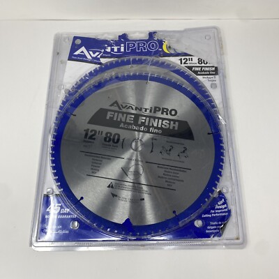 Avanti Pro Fine Finish Wood Circular Saw Blade 12'' x 80-Tooth Carbide (2-Pack)