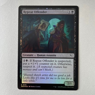 Magic the Gathering Murders at Karlov Manor #101 Repeat Offender Foil