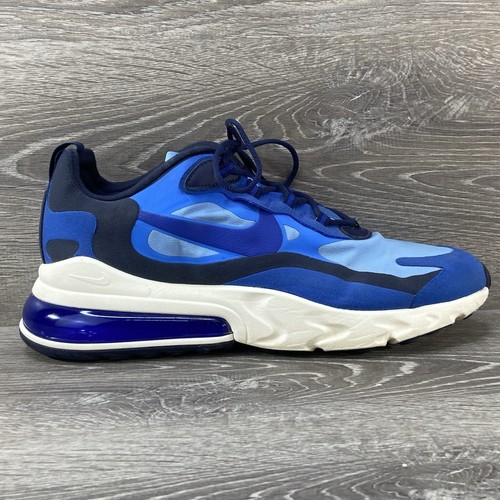 nike air max 270 react triple blue