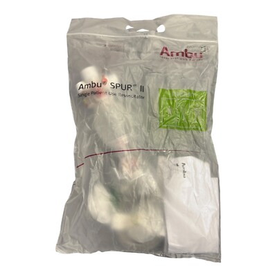 Ambu Spur II Emergency Disposable Infant Resuscitator BVM with Oxygen Tube