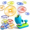WATUDOU 29 PCS Flying Disc Launcher Outdoor Indoor Game Toys Gifts for 3 4 5 6 Year Old Kids, Outdoor Outside Game Toys for Kids Boys Ages 3-5 4-8, Ideal 3 4 5 6 Year Old Boys Birthday Gifts