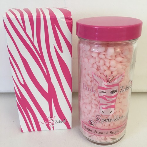 Pink Zebra Sprinkles 3.75 oz Jar - HOPE FROSTED SUGAR COOKIE NIB