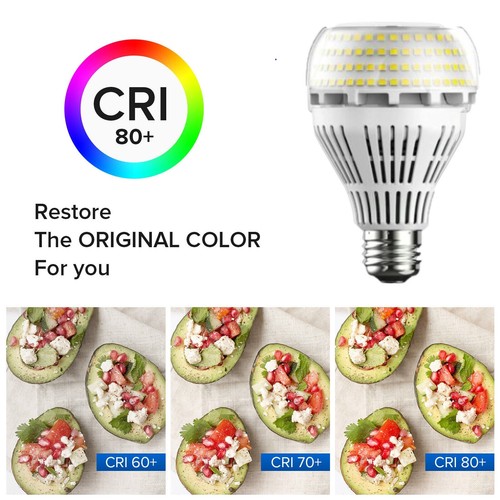 27W 2 Pack LED Light Bulb 250W Equivalent 4000lm A21 5000K Daylight Ceramic Lamp