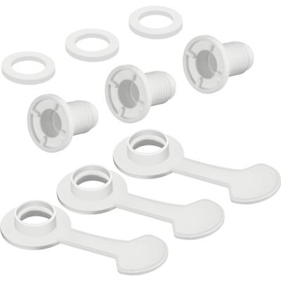 3 Sets Cooler Drain Plug Assembly for Coleman Xtreme Coolers - 1.1 Shaft Length