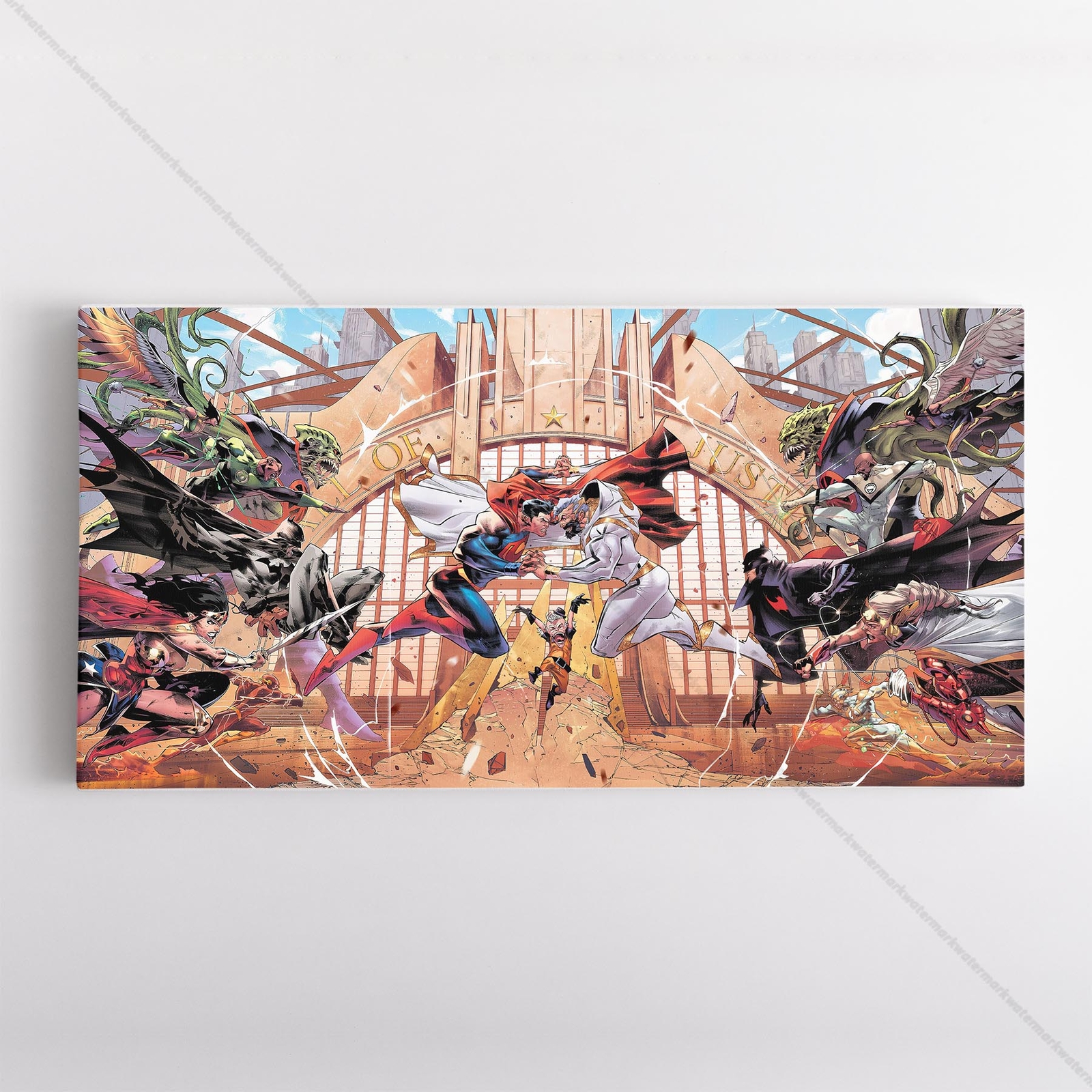 Justice League Poster Canvas Vol 4 #20 DC Superhero Comic Book Art Print