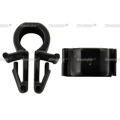 50 Hold 5mm Tube Cable Routing Clip 3/16'' ID Rod Clamp Nylon Fit 5mm Hole A14337