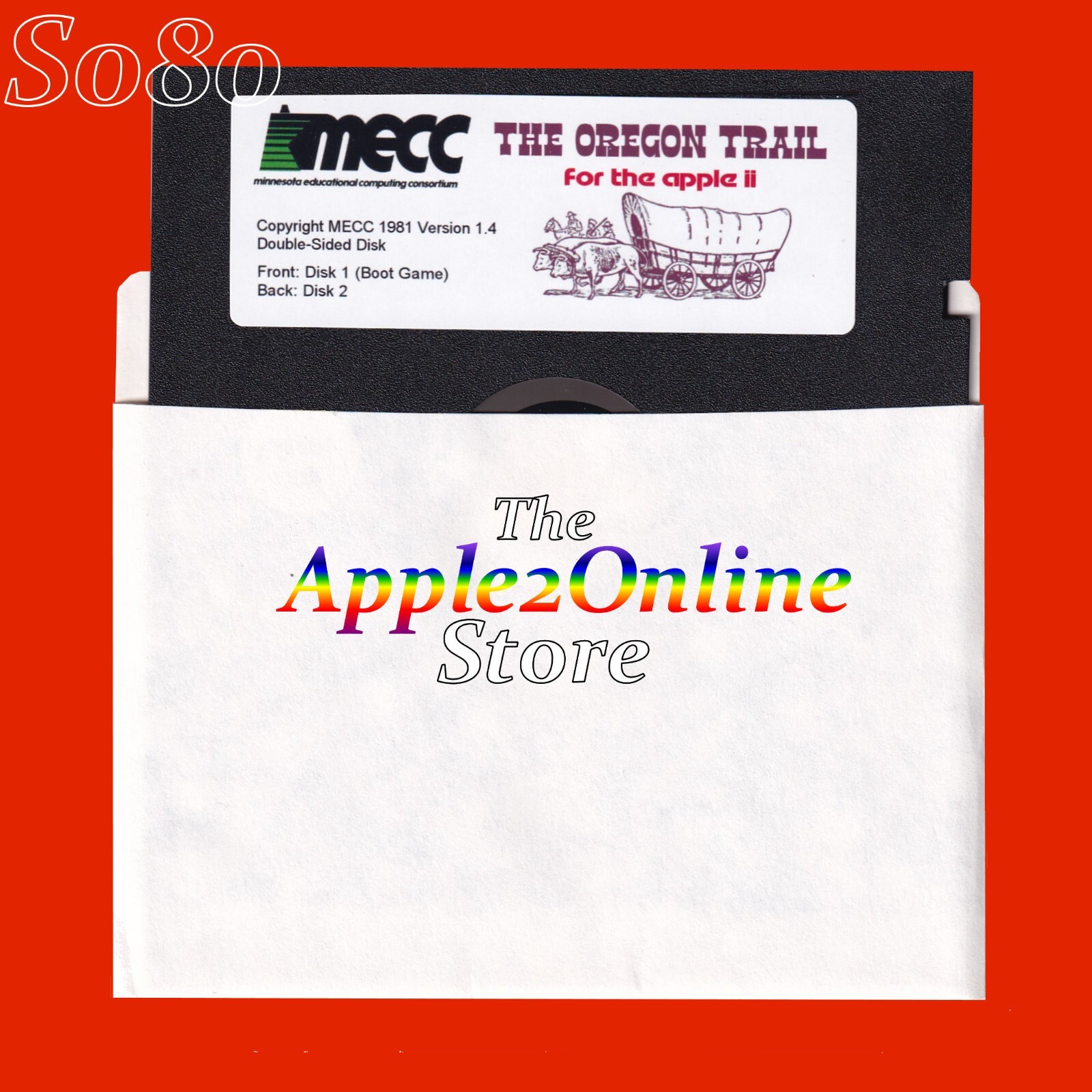 ✓ 🍎 MECC The Oregon Trail for Apple II+ IIe IIc IIGS - NEW Disk