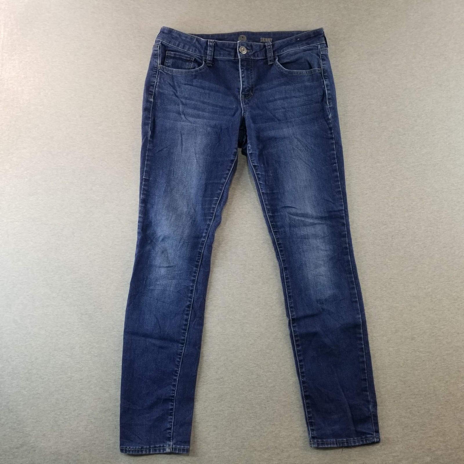 So Jeans Women's Sz 11 Blue Wash Stretch Comfort Softwash Normcore Skinny