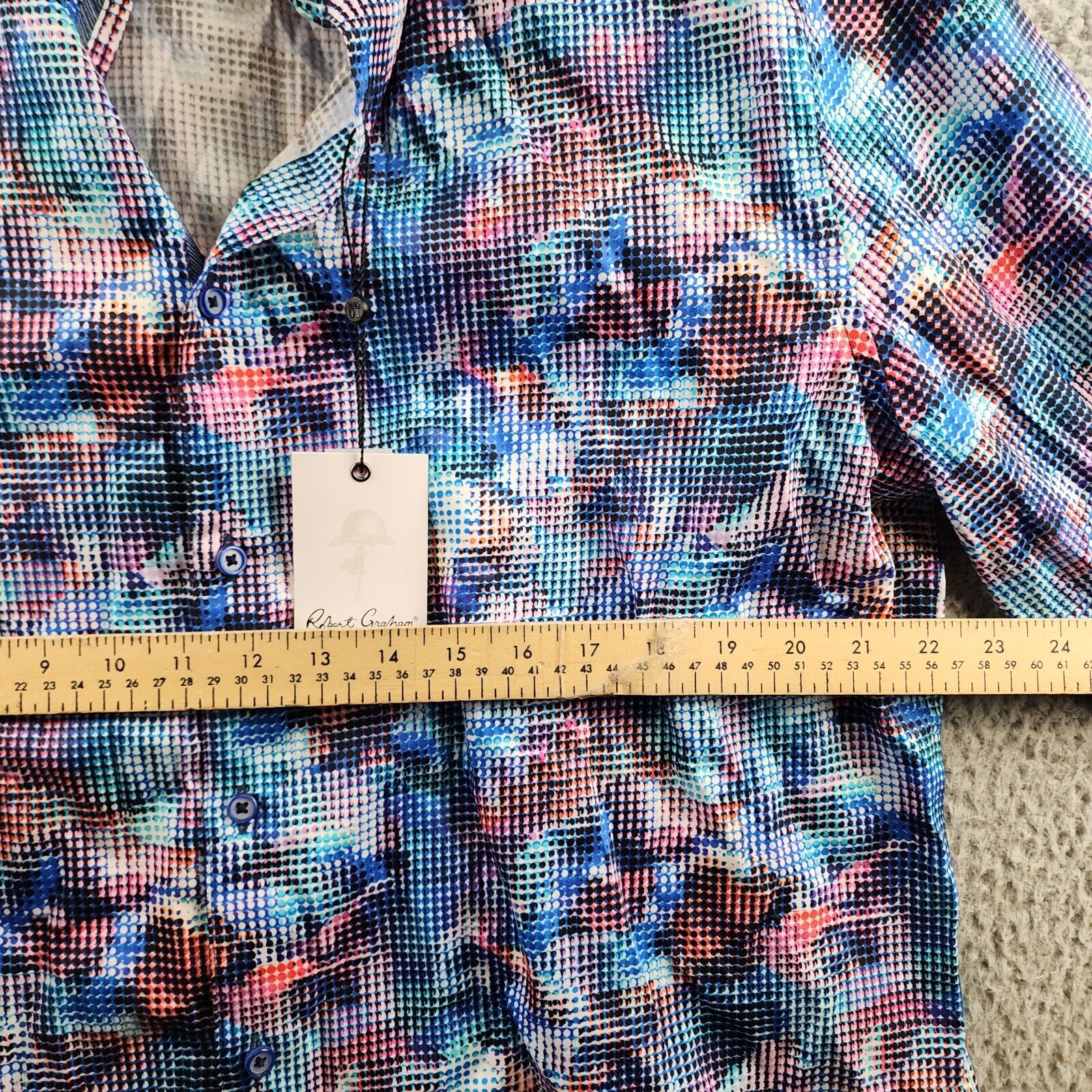 Robert Graham Outer Banks Classic Fit Button Up Shirt Men's XL Multi Printed L/S - Picture 8 of 14