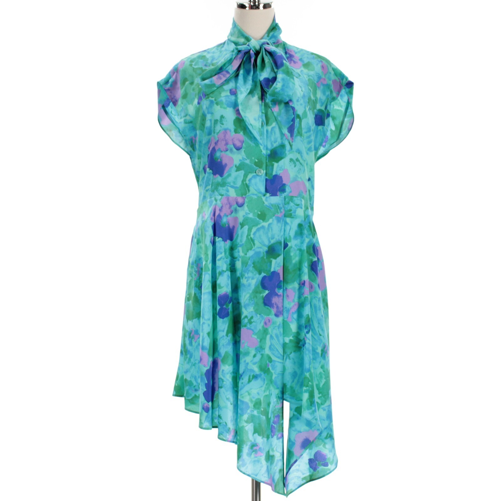 Stella McCartney NWT Asymmetrical Short Sleeve Dress Sz 42
