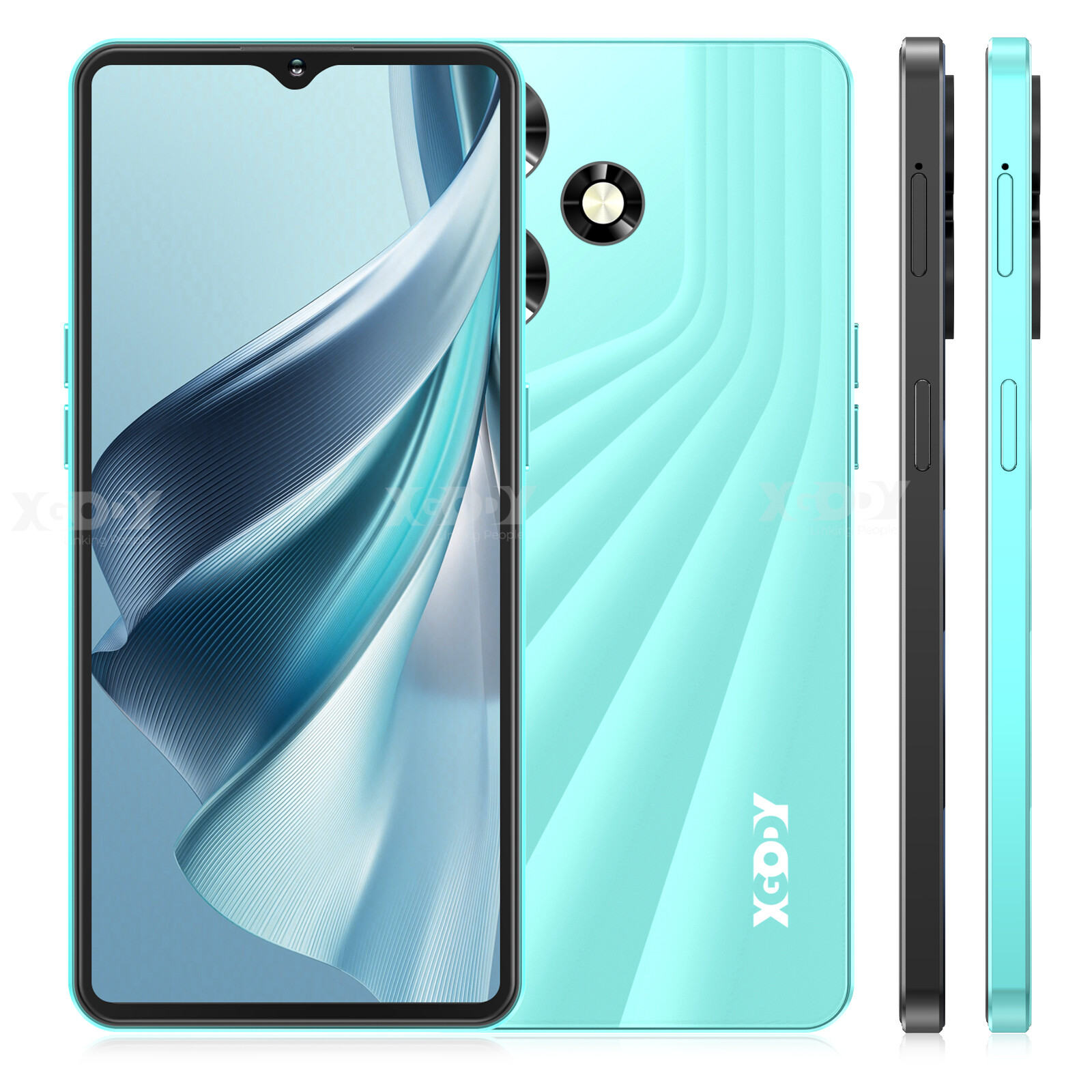XGODY 2023 New 6.6" Android Unlocked Smartphone US Cell Phone Dual SIM Quad Core