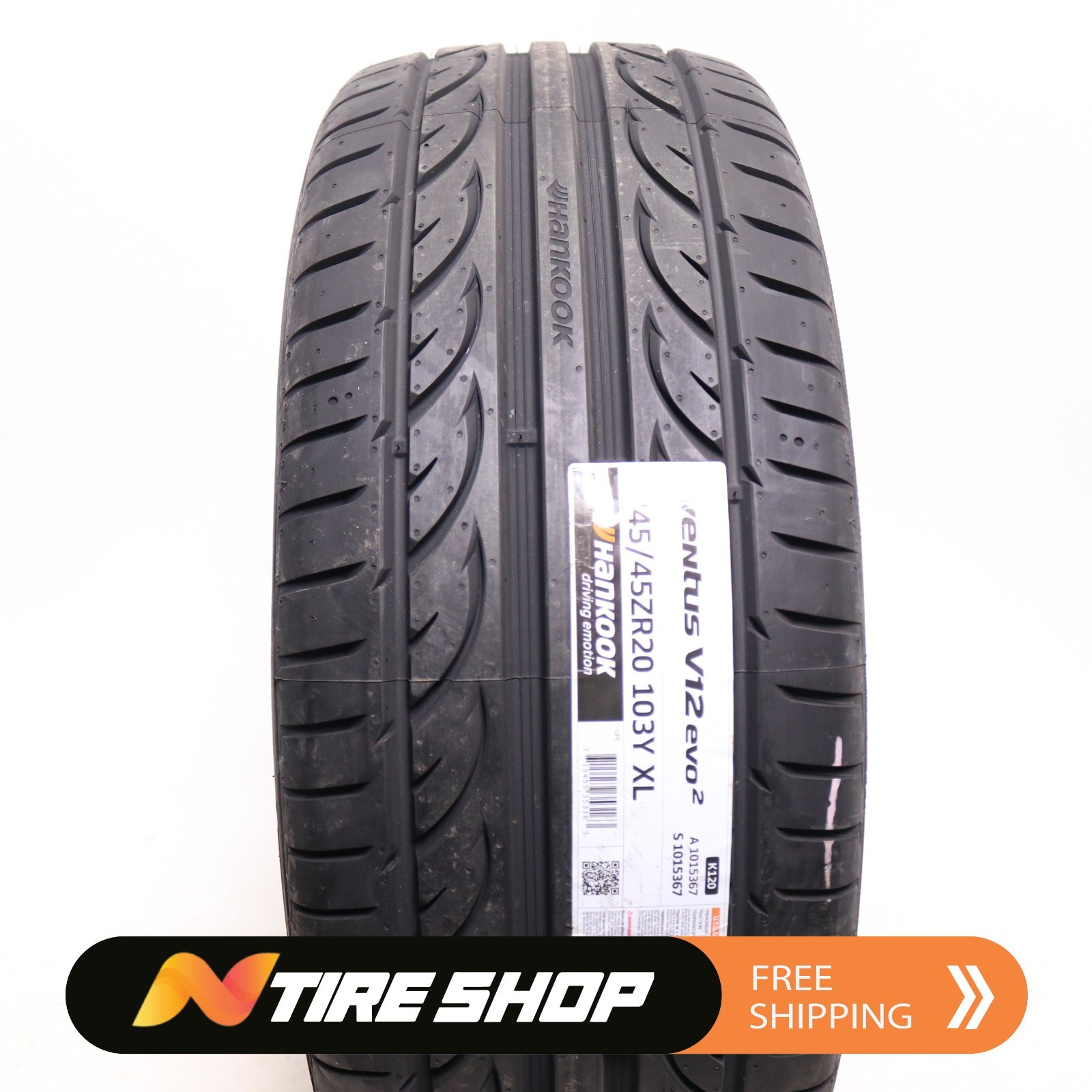 新品・税込・在庫あり】 ハンコック VENTUS V12 evo2 K120 275/30R20