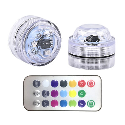 Wireless LED Car Interior Ambient Light Remote Control Atmosphere Trim Lamp Kit
