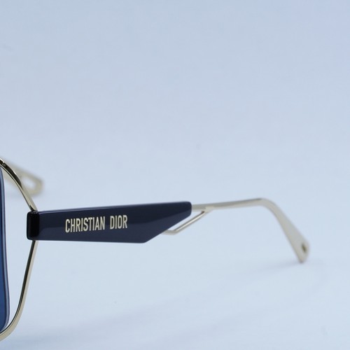 Pre-owned Dior Archi S1u B0b0 Gold/blue 61-16-135 Sunglasses Authentic