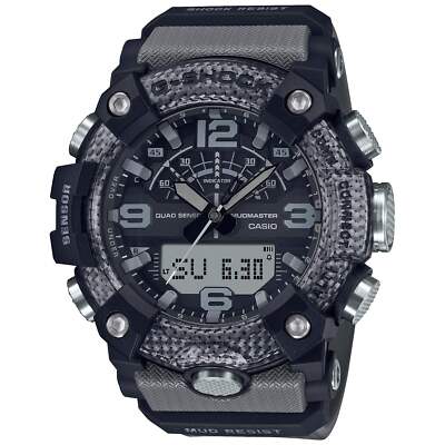 Pre-owned G-shock Ggb100 Gray Carbon Watch - Brand