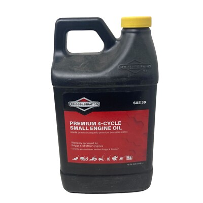 Briggs & Stratton Premium 4-Cycle Small Engine Oil SAE 30 48 Fl Oz