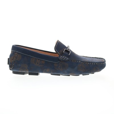Robert Graham Tardis RG5692S Мужские синие лоферы и слипоны, мокасины 10