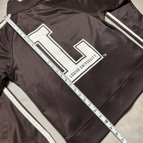 Vintage Champion Track Jacket Full Zip Mocha Brown Lehigh University Adult M