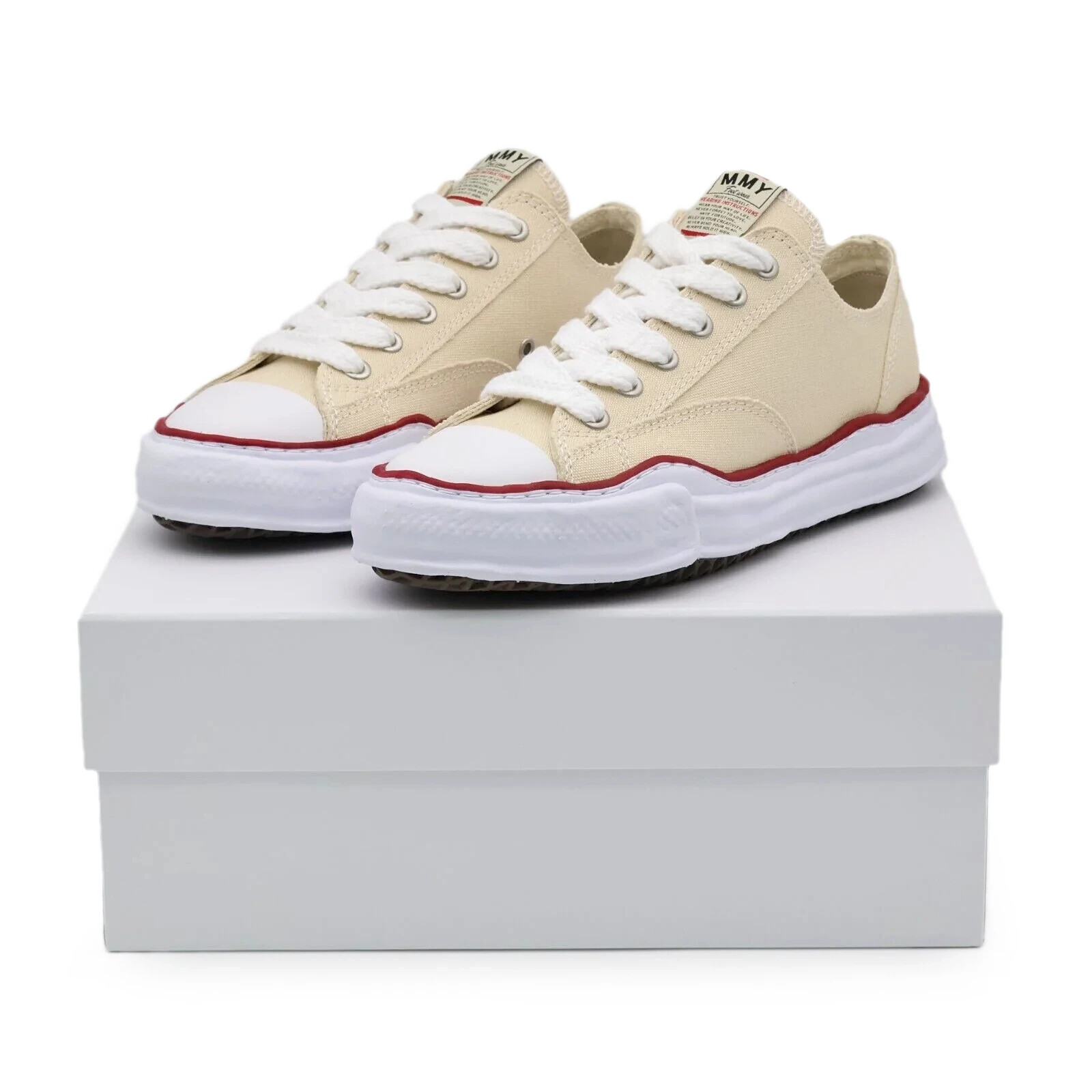 A04FW729-NATURAL Mihara Yasuhiro Peterson OG Sole Canvas Low