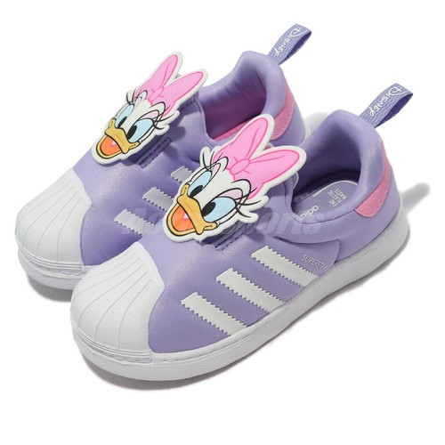 

adidas Originals Superstar 360 I Disney Daisy Purple Детская обувь для малышей GX3280, Белый, Superstar 360 I