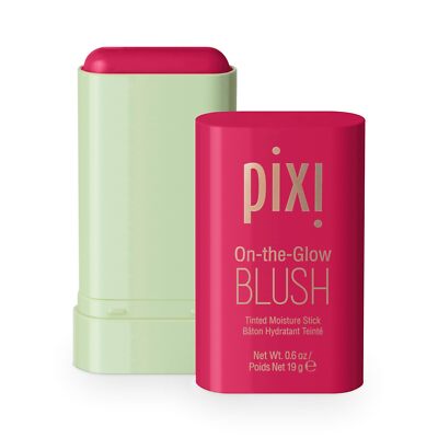 Pixi Blush On-The-Glow Tinted Moisture Stick Blush Eyeshadow Lipstick 0.6 OZ
