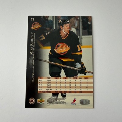 1995 Upper Deck Hockey #75 Mike Ridley Electric Ice
