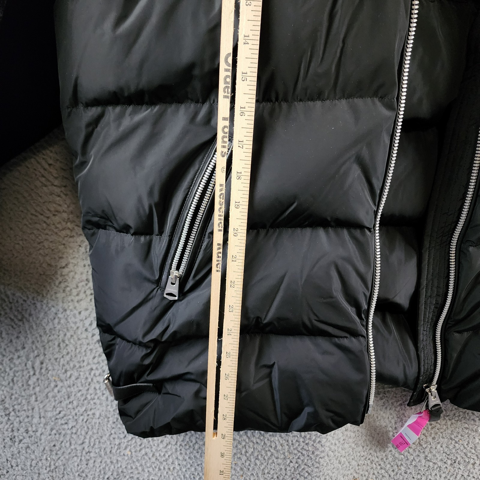 Mackage Junia Down Hooded Full Zip Coat Women's XL Black Full Zip Long Sleeve - Picture 11 of 15