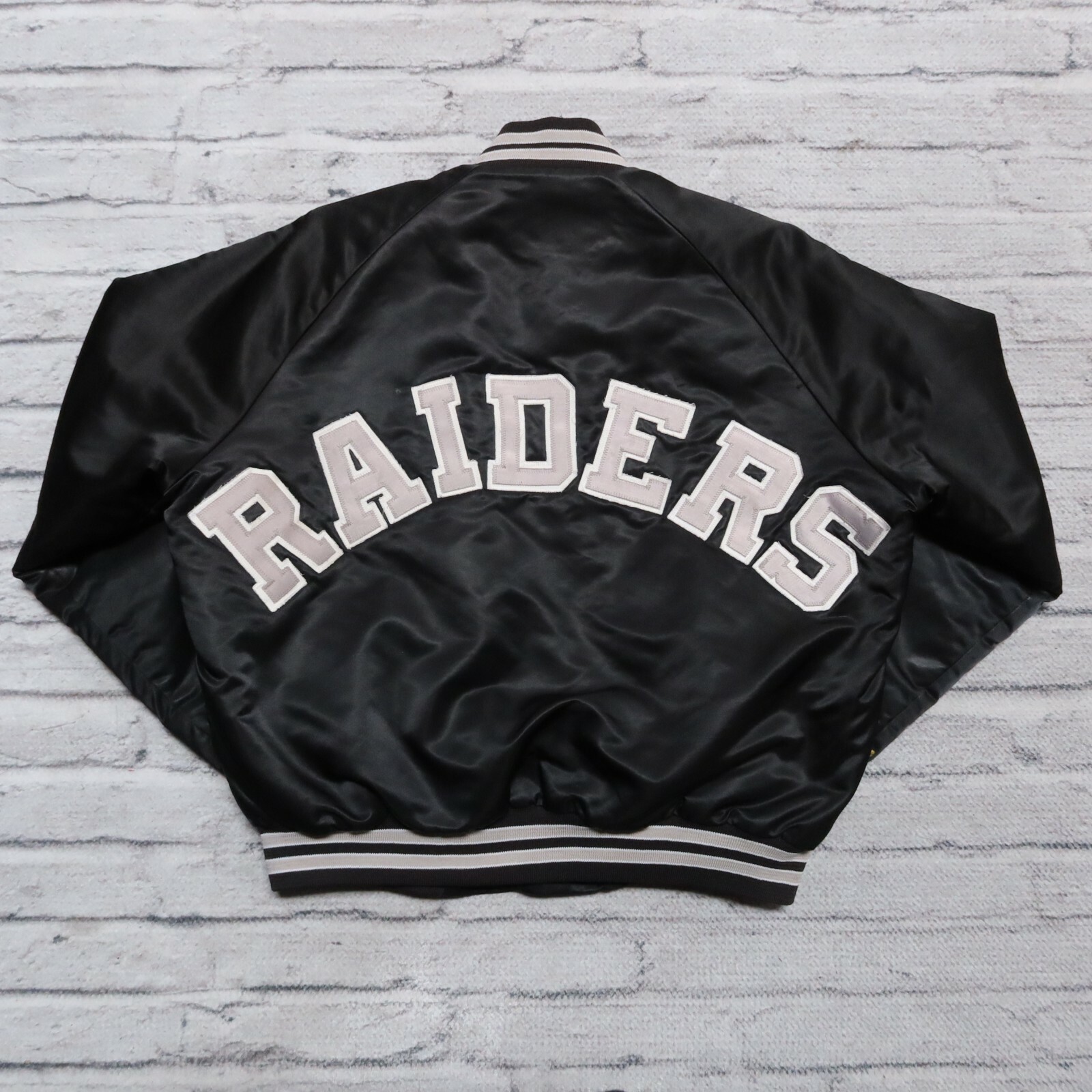 Vintage 90s Oakland Raiders Satin Jacket by Chalk Line Los Vintage 90s Oakland Raiders Satin Jacket by Chalk Line Los