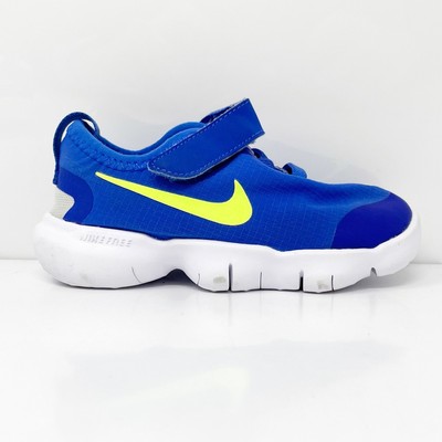 Nike Boys Free 5.0 CJ2080-400 Синие кроссовки для бега, размер 7C