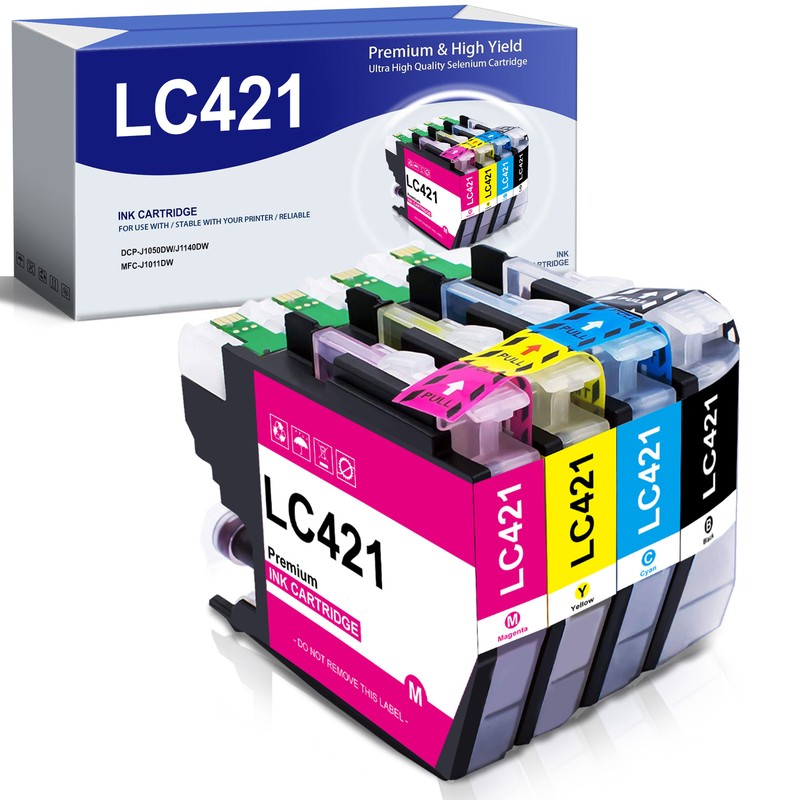 Xxl Set Patronen Kompatibel FÃ¼R Brother Lc-421x Dcp-J 1050 Dw 1140 Dw 1800 Dw